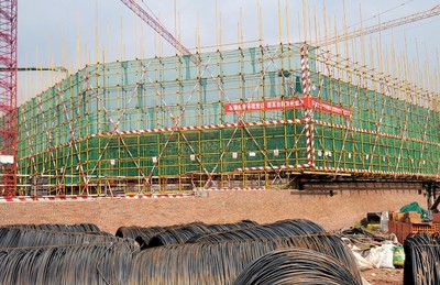 榮縣首個市民健身中心年底竣工，工程建設(shè)穩(wěn)步推進